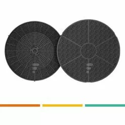 DE DIETRICH Elica CFC0038668 - Jeu De 2 Filtres à Charbon Actif Pour Hotte De Cuisine Elica (CFC0038668)